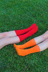 KLUE organic cotton colorful Solid Socks Pack x8 | RAINBOW - klueconcept