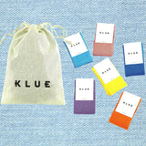 Klue gift bag organic solid socks x6 | PASTEL - klueconcept