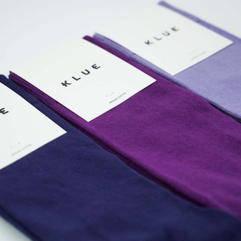 KLUE organic cotton colorful Solid Socks Pack x6 | PASTEL - klueconcept