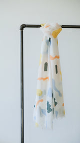 Abstract scarf - Yellow - klueconcept