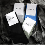Klue gift bag organic tennis crew socks x4 | SOLID - klueconcept