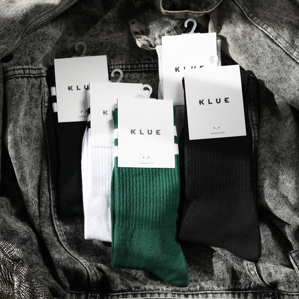 Klue gift bag organic tennis crew socks x5 | REGULAR - klueconcept