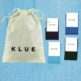 Klue gift bag organic solid socks x4 | WATER - klueconcept